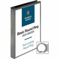 Business Source Round-ring View Binder, Black, 8 1/2" Width x 11" Length, BSN09952