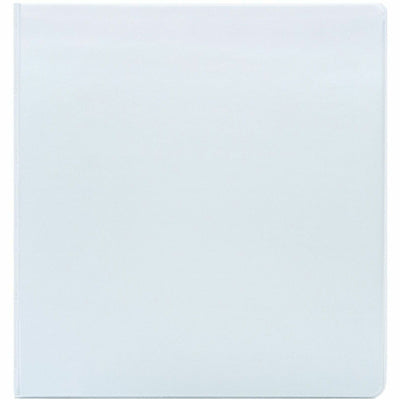 Business Source Round-ring View Binder, White, 8 1/2" Width x 11" Length, 4EA/BD 3BD/CT 40CT/PL — view 1