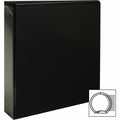 Business Source Round-ring View Binder, Black, 8 1/2" Width x 11" Length, BSN09956