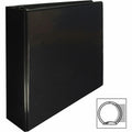 Business Source Round-ring View Binder, Black, 8 1/2" Width x 11" Length, BSN09958