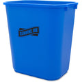 Genuine Joe 28-1/2 Quart Recycle Wastebasket, White, 7.13 gal, GJO57257