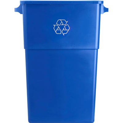 Genuine Joe 23 Gallon Recycling Container, White, GJO57258