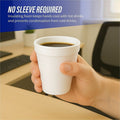 Genuine Joe 8 oz Hot/Cold Foam Cups, White, 20 / Carton, GJO58550