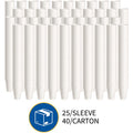 Genuine Joe 14 oz Hot/Cold Foam Cups, White, 40 / Carton, GJO58553