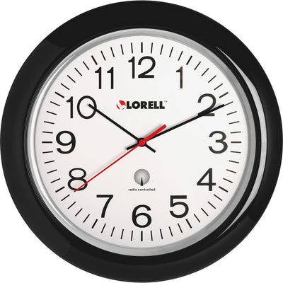 Lorell 13-1/4" Radio-Controlled Wall Clock, LLR60994
