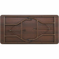 Lorell Economy Folding Table, Brown, LLR65755