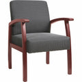 Lorell Thickly Padded Guest Chair, Charcoal, LLR68551