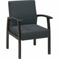 Lorell Thickly Padded Guest Chair, Charcoal, LLR68551