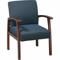 Lorell Thickly Padded Guest Chair, Midnight Blue, LLR68553