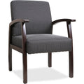 Lorell Thickly Padded Guest Chair, Charcoal, LLR68555
