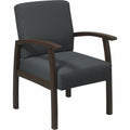 Lorell Thickly Padded Guest Chair, Charcoal, LLR68555