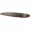 Lorell Essentials Oval Conference Tabletop, Brown, LLR69150