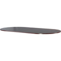 Lorell Essentials Oval Conference Tabletop, Brown, LLR69150