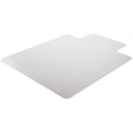 Lorell Standard Lip Low-pile Chairmat, Clear, LLR69157
