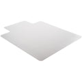 Lorell Standard Lip Low-pile Chairmat, Clear, LLR69157
