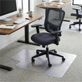 Lorell Standard Lip Low-pile Chairmat, Clear, LLR69157