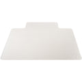 Lorell Plush-pile Wide-Lip Chairmat, Clear, LLR69166