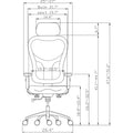 Lorell Elevate Mesh High-Back Executive Office Chair, LLR85035