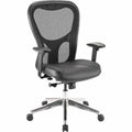 Lorell Elevate Mesh Mid-Back Office Chair, LLR85036