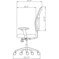 Lorell Elevate Mesh Mid-Back Office Chair, LLR85036