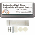 Durable Office Click Sign, Graphite, DBL497637