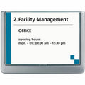 Durable Office Click Sign, Graphite, DBL497737