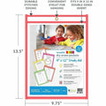 C-Line Letter Storage Folder, Red, 8 1/2" Width x 11" Length, 30 / Box, CLI40814