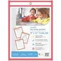 C-Line Letter Storage Folder, Red, 8 1/2" Width x 11" Length, 30 / Box, CLI40814