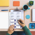 C-Line Time's Up! Visitor Badges Registry Log Book, White, 1 Box, CLI97009