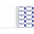 C-Line Time's Up! Visitor Badges Registry Log Book, White, 1 Box, CLI97009