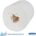 Kimberly-Clark Scott Essential Roll Center Pull Towels with Fast-Drying Absorbency Pockets, White, 1 Carton, KCC01032