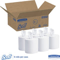 Kimberly-Clark Scott Essential Roll Center Pull Towels with Fast-Drying Absorbency Pockets, White, 1 Carton, KCC01032