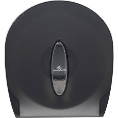 Georgia Pacific . Georgia-Pacific 1-Roll Jumbo Jr. High-Capacity Toilet Paper Dispenser, Smoke Gray, 1 x Roll, GPC59009
