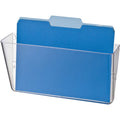 Officemate 21434 Mountable Wall File, Letter Size, Clear, OIC21434