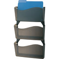 Officemate Unbreakable Wall Files, Smoke, 1 Box, OIC21611