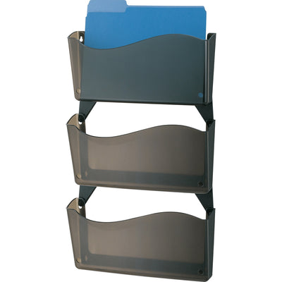 Officemate Unbreakable Wall Files, Smoke, 1 Box, OIC21611