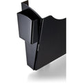 Officemate 21724 Grande Central Wall Filing System, 4 Pockets, Black, 1 Pack, OIC21724