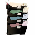 Officemate 21724 Grande Central Wall Filing System, 4 Pockets, Black, 1 Pack, OIC21724