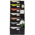 Officemate 21726 Grande Central Wall Filing System, 7 Pockets, Black, 1 Pack, OIC21726