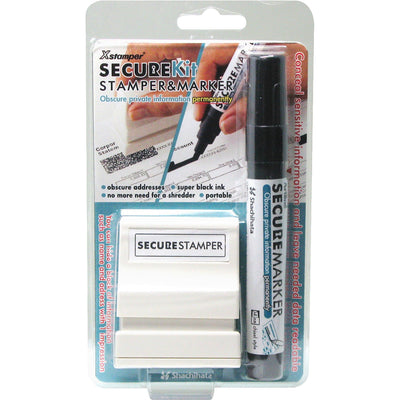 Shachihata Xstamper Small Security Stamper Kit, 1 Pack, XST35302