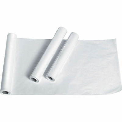 Medline Exam Table Crepe Paper, White, 12 / Carton, MIINON23325