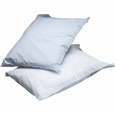 Medline Poly Tissue Disposable Pillowcases, White, 100 / Box, MIINON24345