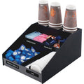 Vertiflex Horizontal Condiment Organizer, Black, VRTVFCC-1200