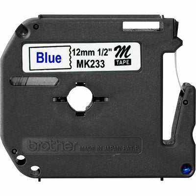 Brother P-touch Nonlaminated M Series Tape Cartridge, White, BRTMK233