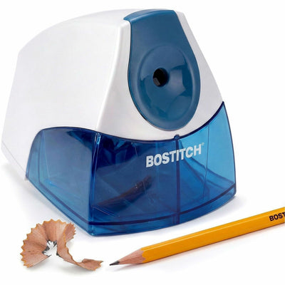 Amax Bostitch Personal Electric Pencil Sharpener, Silver, BOSEPS4BLUE
