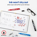 Avery Marks A Lot Permanent Markers, 4 / Pack, AVE07905