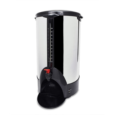 RDI-USA Coffee Pro 100-cup Commercial Urn/Coffeemaker, Stainless Steel, CFPCP100