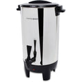 RDI-USA Coffee Pro 30-Cup Percolating Urn/Coffeemaker, Stainless Steel, CFPCP30
