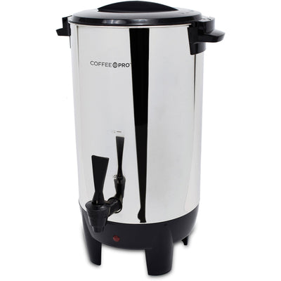 RDI-USA Coffee Pro 30-Cup Percolating Urn/Coffeemaker, Stainless Steel, CFPCP30