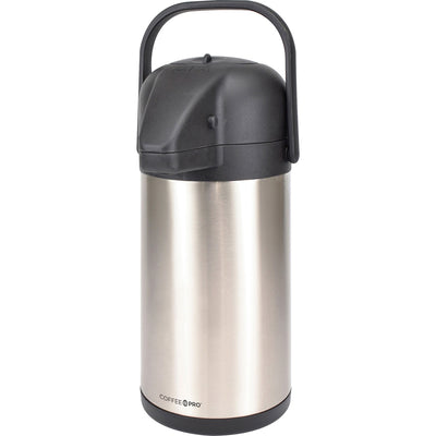 RDI-USA Coffee Pro Vacuum-insulated Airpot, Stainless Steel, 1, CFPCPAP22